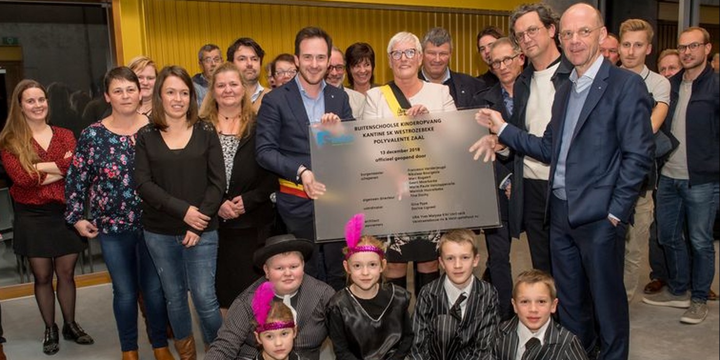 Nieuwe kantine en polyvalente ruimte voor de gemeente Westrozebeke