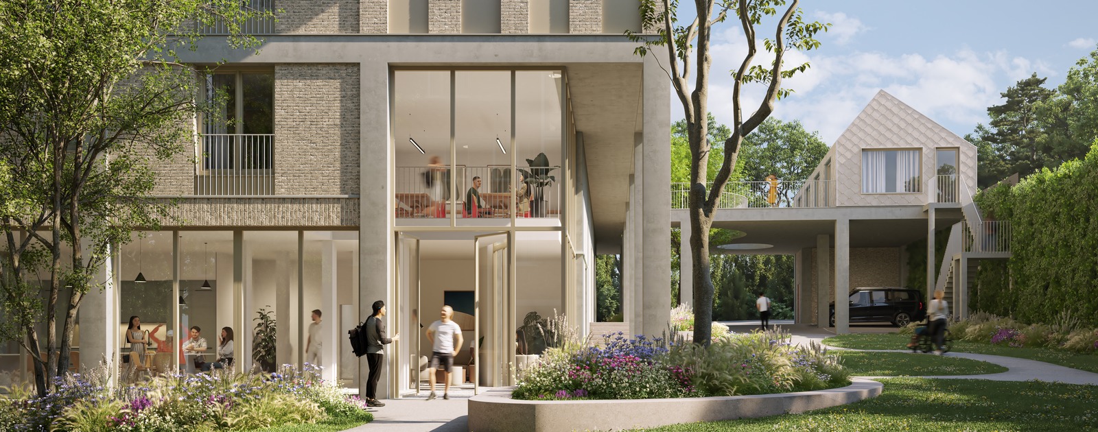 Inclusief woonproject UniHive met studentenhuisvesting en zorgappartementen