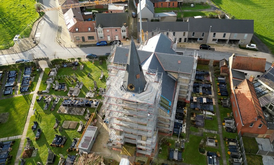 kerk gertrudis, koekelare, restauratie, verstraete.team, erfgoed