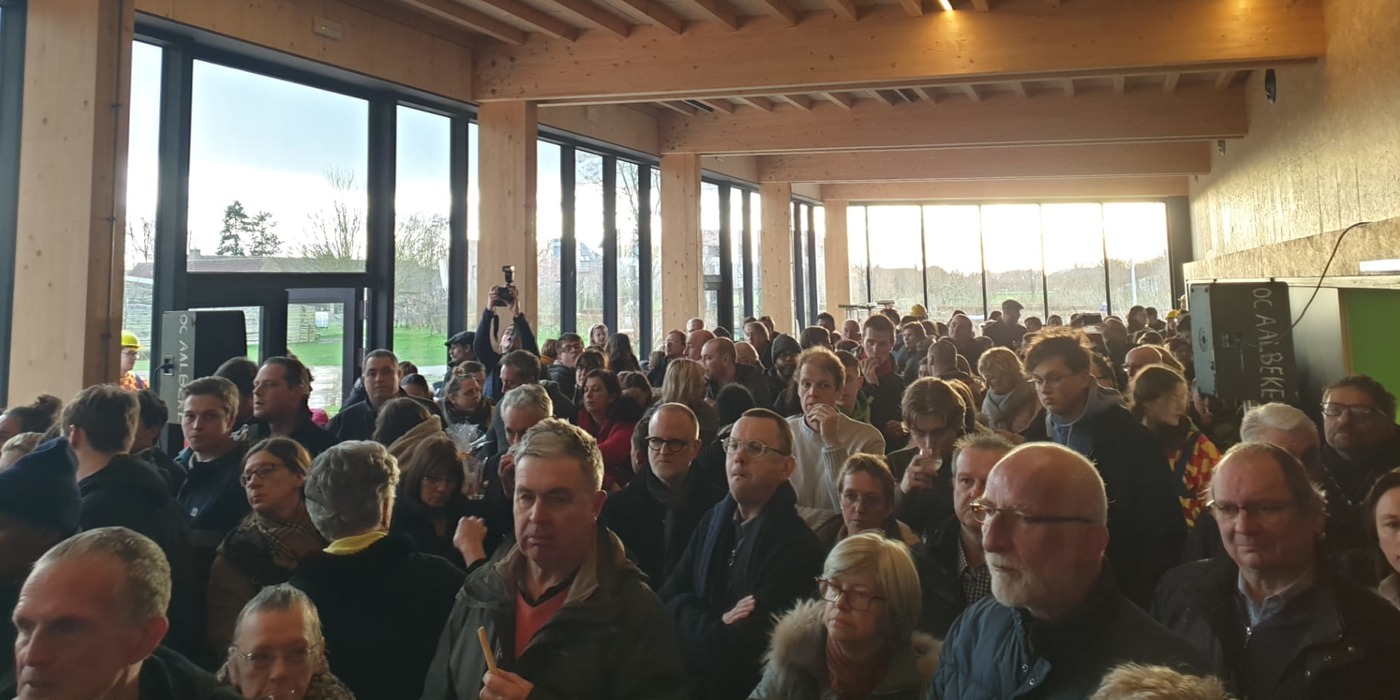 Start van de werf Warande te Kortrijk