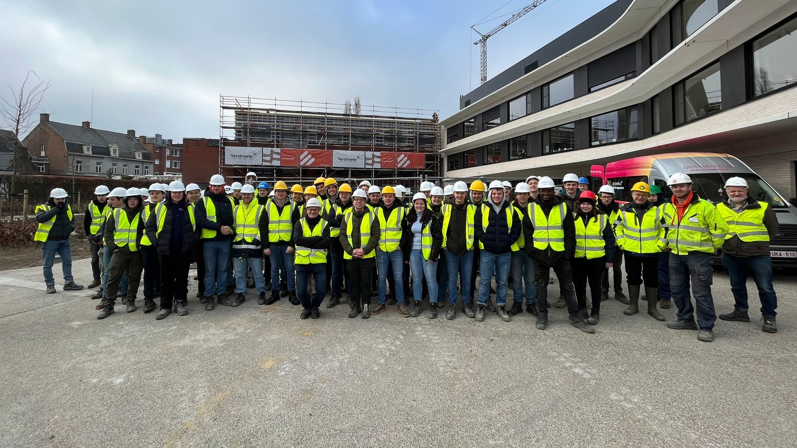 werfbezoeken, verstraete.team, WZC Sint-Henricus, nieuwbouw, zorgcentrum, rumbeke
